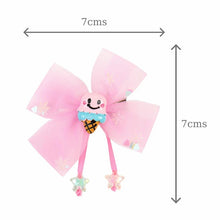 Load image into Gallery viewer, Set of 2 Charms Bow Hair Clips
