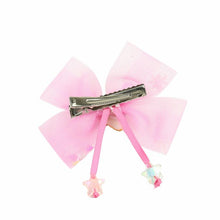 Load image into Gallery viewer, Set of 2 Charms Bow Hair Clips