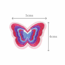 Load image into Gallery viewer, Set of 4 Fabric Butterfly Bow Hair Clips