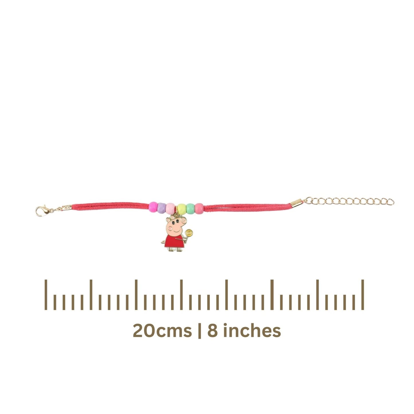 Peppa Pig Kids Bracelet Rakhi