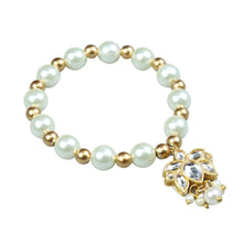 Load image into Gallery viewer, Kundan Stone Ethnic Beaded Bracelet for Girls - AC24-096