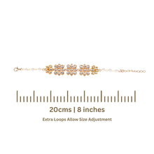 Load image into Gallery viewer, Kundan Stone Ethnic Bracelet for Girls - AC24-093
