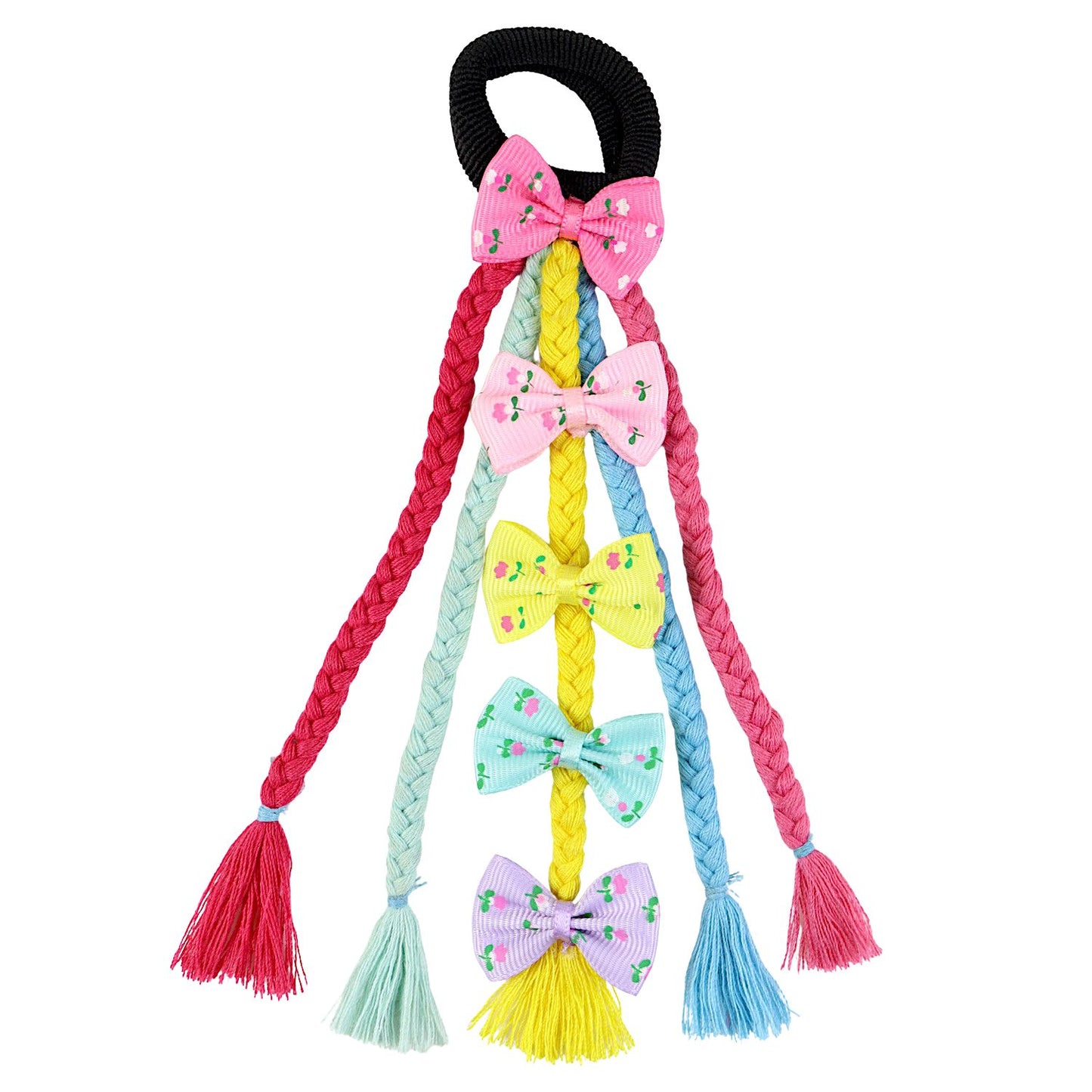 Bow Tassel Kids Hair Tie