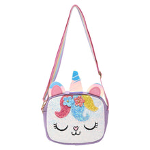 Load image into Gallery viewer, Unicorn Glitter Sling Bag - Purple