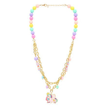 Load image into Gallery viewer, Unicorn Charm Layered Chain Necklace