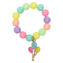 Load image into Gallery viewer, Balloons Charm Beaded Bracelet