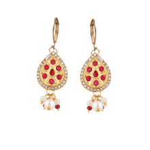 Load image into Gallery viewer, Kundan Stone Ethnic Jewellery Set for Girls - AC24-084