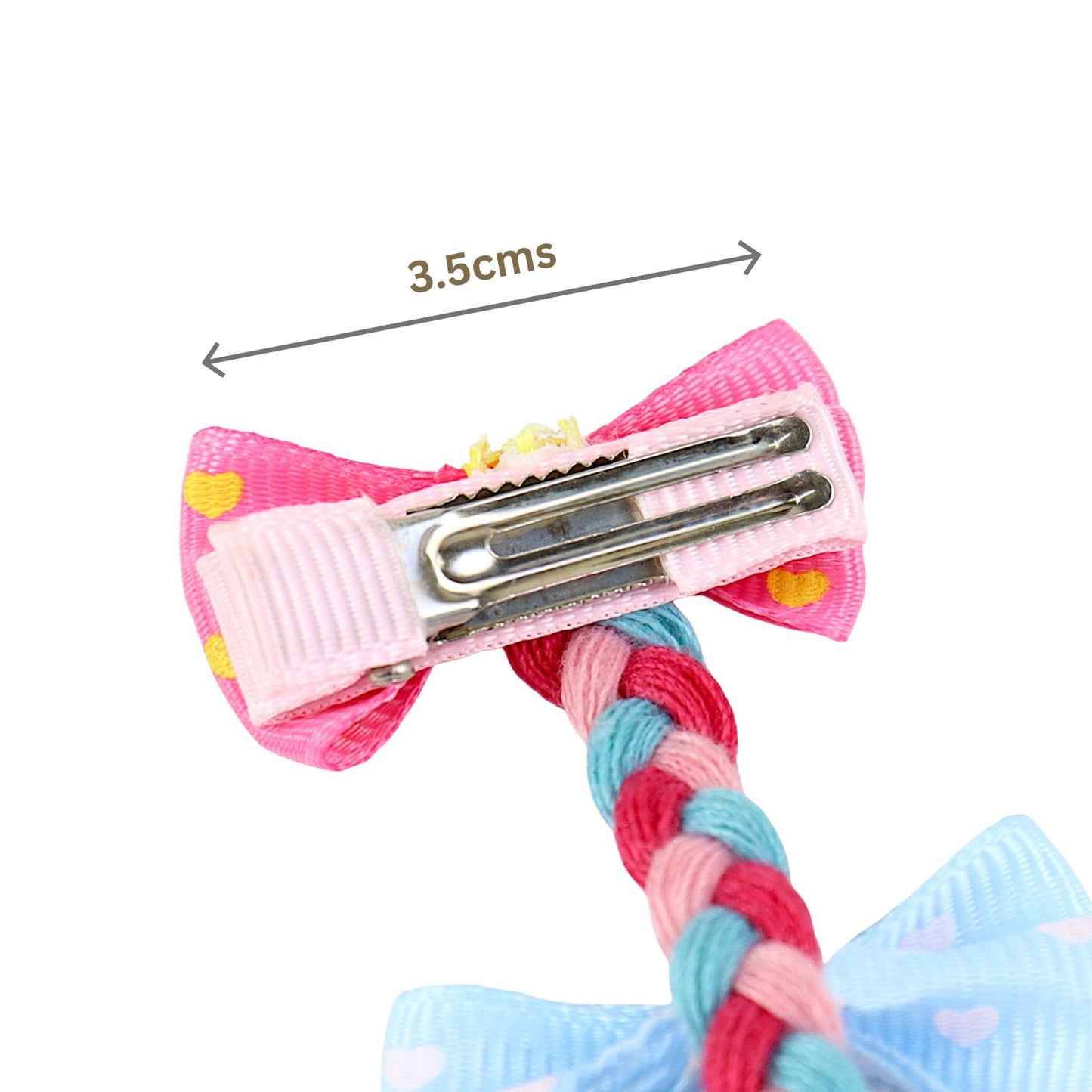 Bow Tassel Kids Hair Clips, Set of 2
