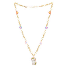 Load image into Gallery viewer, Unicorn Charm Necklace Bracelet Jewellery Set