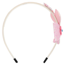 Load image into Gallery viewer, Glitter Bow Heart Motif Hair Band