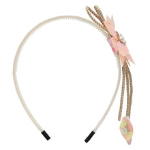 Load image into Gallery viewer, Floral Charm Tassel Hair Band