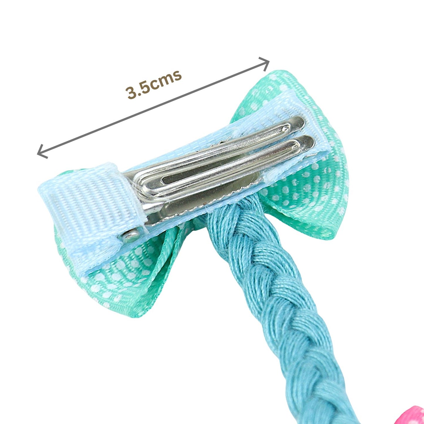 Bow Tassel Kids Hair Clips, Set of 2