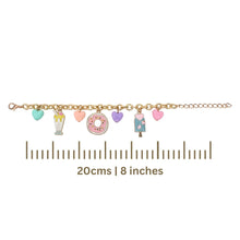 Load image into Gallery viewer, Ice-Cream Donut Charms Bracelet