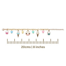 Load image into Gallery viewer, Ice-Cream Donut Charms Bracelet