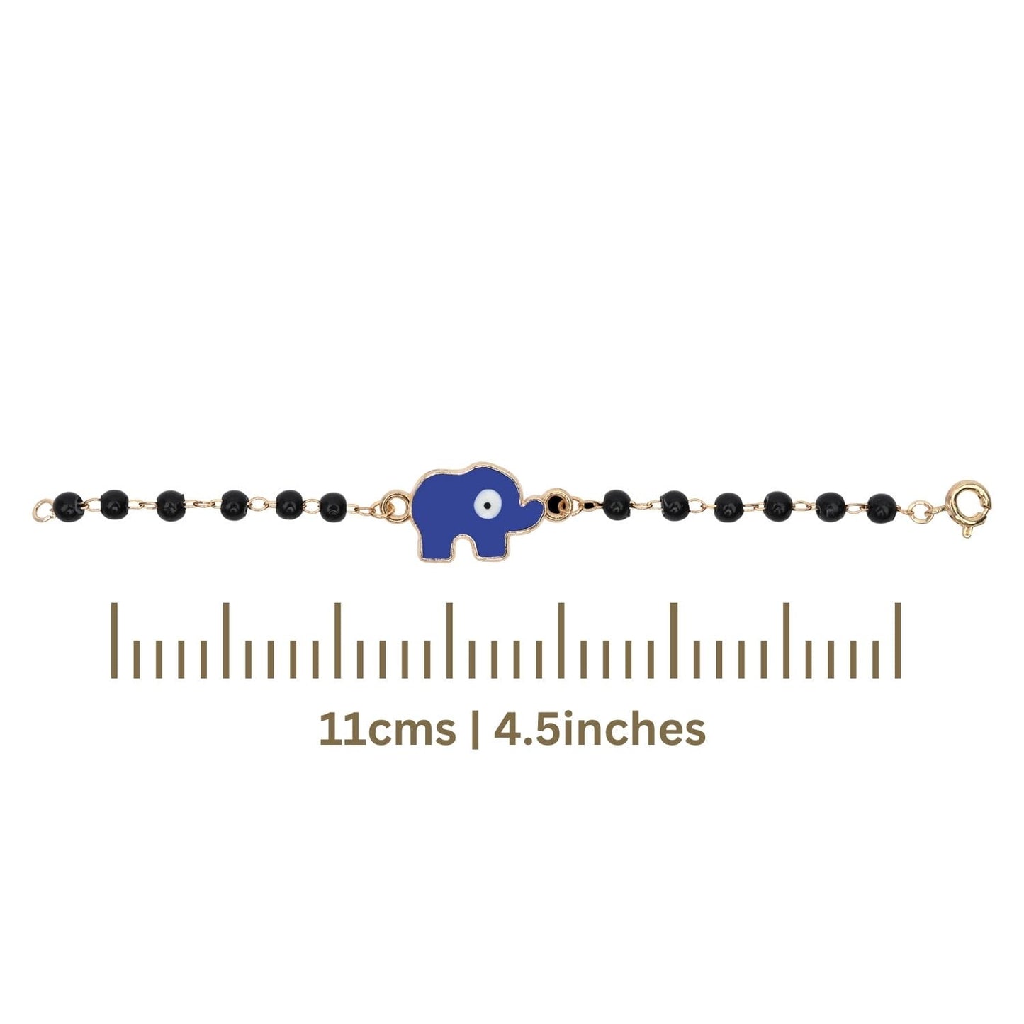 Nazariya Bracelet Elephant Evil Eye Charm