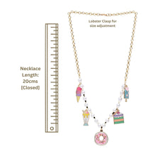 Load image into Gallery viewer, Ice-Cream Donut Multicharm Chain Necklace