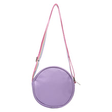 Load image into Gallery viewer, Rainbow Hearts Glitter Sling Bag - Purple