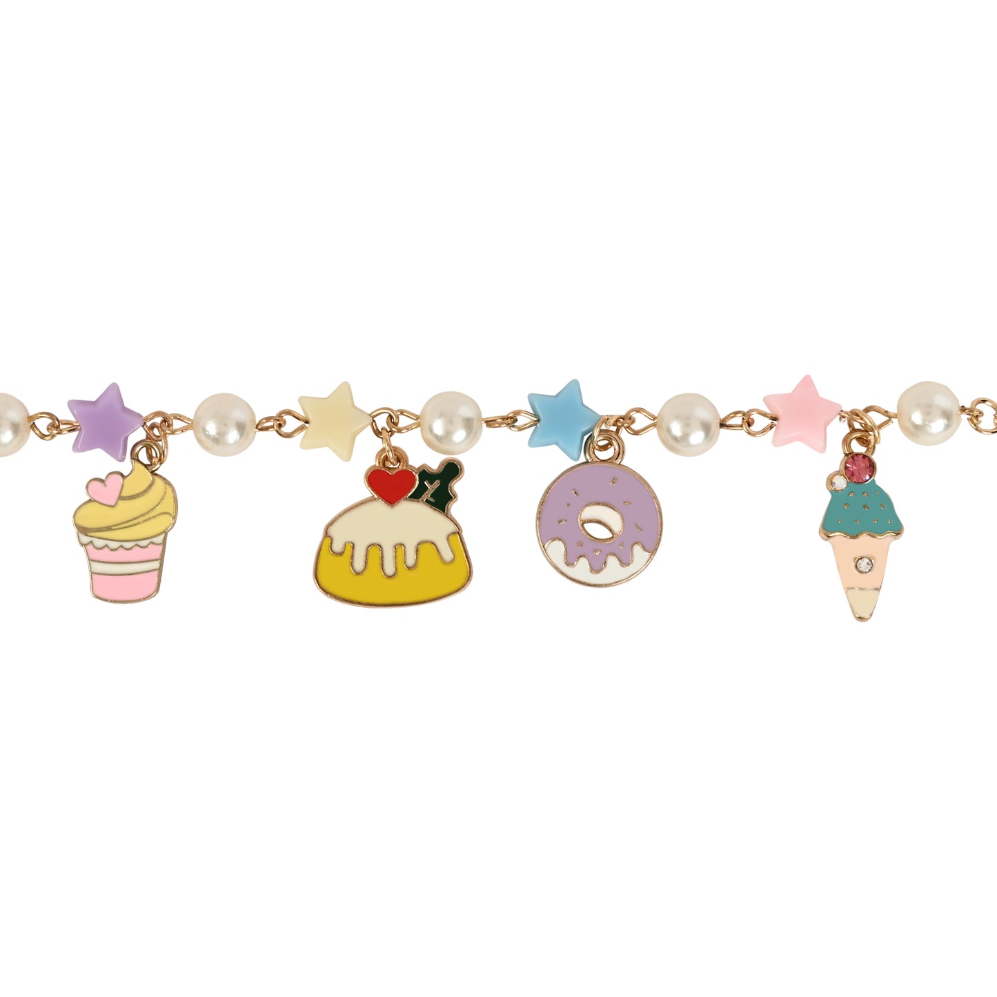 Cake Donut Multi-Charm Kids Bracelet