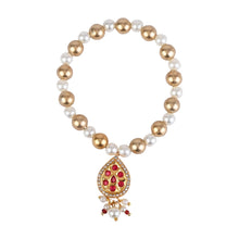 Load image into Gallery viewer, Kundan Stone Ethnic Jewellery Set for Girls - AC24-084