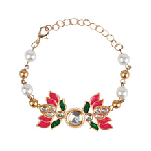 Load image into Gallery viewer, Kundan Stone Ethnic Jewellery Set for Girls - AC24-079