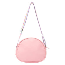 Load image into Gallery viewer, Rainbow Hearts Glitter Sequin Sling Bag - Light Pink