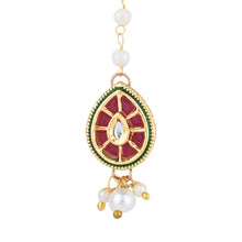 Load image into Gallery viewer, Kundan Stone Maang Tikka for Girls - AC24-111