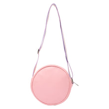 Load image into Gallery viewer, Rainbow Hearts Glitter Sling Bag - Light Pink