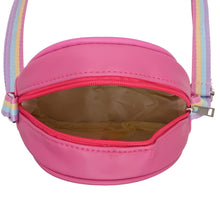Load image into Gallery viewer, Rainbow Hearts Glitter Sling Bag - Pink