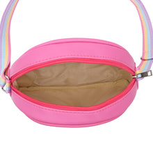 Load image into Gallery viewer, Rainbow Hearts Glitter Sequin Sling Bag - Pink