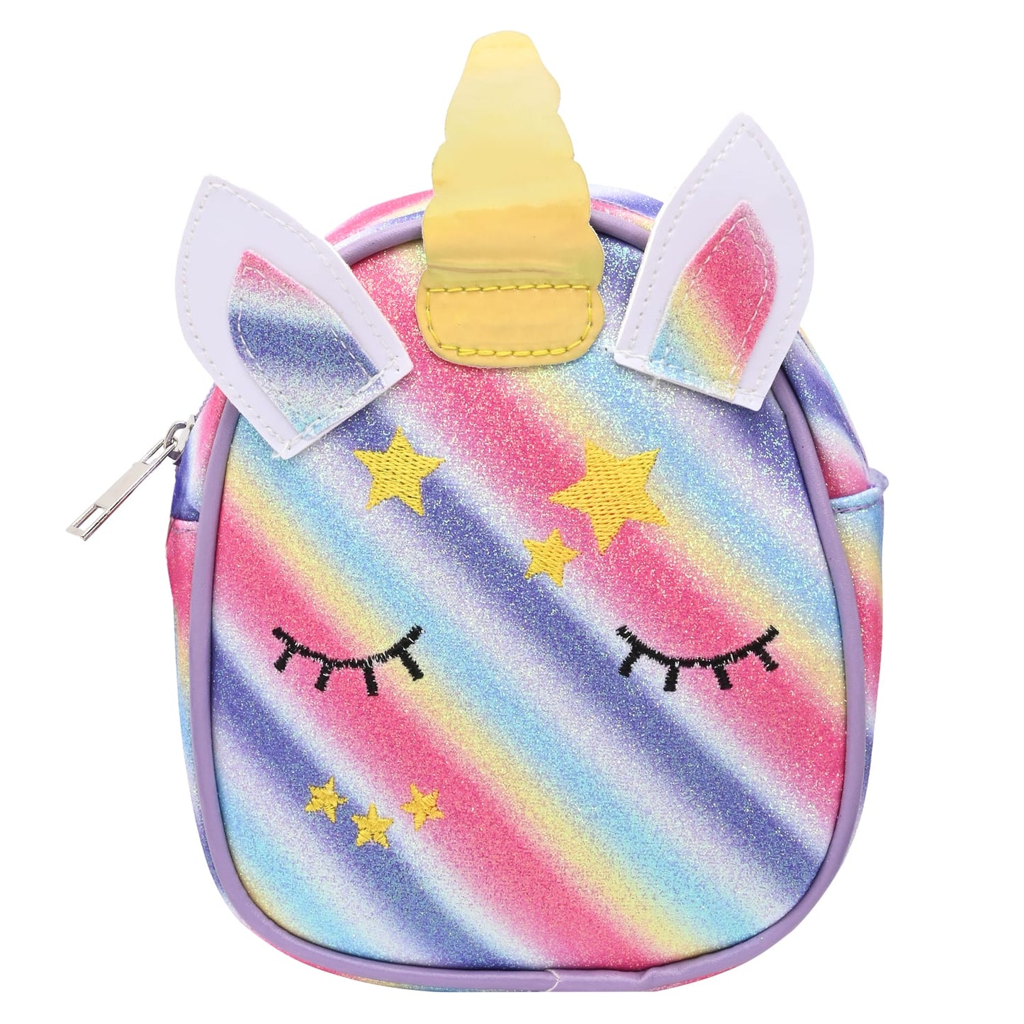 Unicorn Glitter Sling Bag - Purple