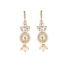 Load image into Gallery viewer, Kundan Stone Ethnic Jewellery Set for Girls - AC24-080