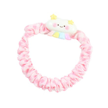Load image into Gallery viewer, Teddy Bear Charms Set of 2 Fabric Hair Ties