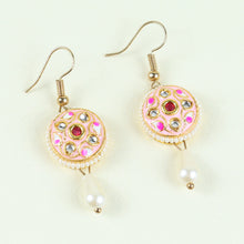 Load image into Gallery viewer, Meenakari Kundan Jewellery Set