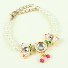 Load image into Gallery viewer, Meenakari Kundan Jewellery Set