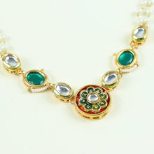 Load image into Gallery viewer, Meenakari Kundan Necklace