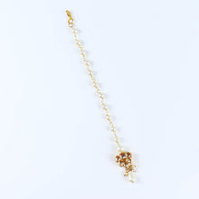 Load image into Gallery viewer, Kundan Stone Jewellery Set for Girls Gold