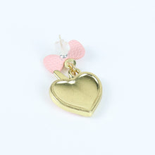Load image into Gallery viewer, Unicorn Heart Charms Earrings - Pink