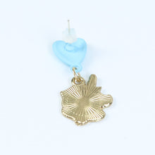 Load image into Gallery viewer, Unicorn Charms Drop Earrings - Blue