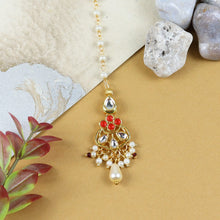 Load image into Gallery viewer, Kundan Stone Maang Tikka