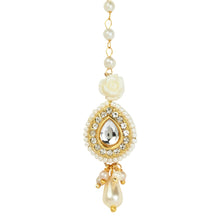 Load image into Gallery viewer, Kundan Stone Diamond Maang Tikka