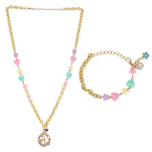Load image into Gallery viewer, Floral Charms Jewellery Set