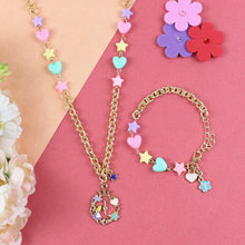 Load image into Gallery viewer, Floral Charms Jewellery Set