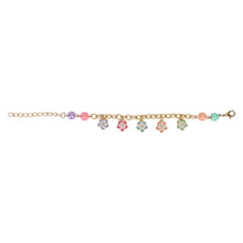Load image into Gallery viewer, Floral Charms Chain Bracelet