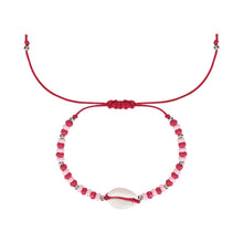 Load image into Gallery viewer, Beaded Beach Shell Adjustable Anklet - Set of 2