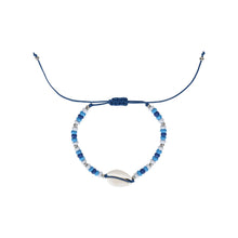 Load image into Gallery viewer, Beaded Beach Shell Adjustable Anklet - Set of 2