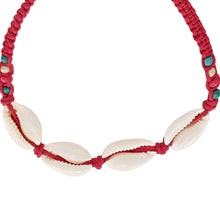 Load image into Gallery viewer, Beaded Boho Beach Shells Adjustable Anklet