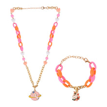 Load image into Gallery viewer, Unicorn Galaxy Charm Necklace & Bracelet Jewellery Set