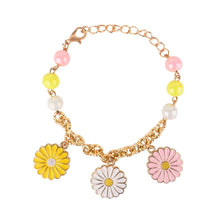Load image into Gallery viewer, Floral Charms Chain Bracelet