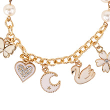 Load image into Gallery viewer, Multi Charm Chain Bracelet