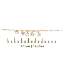 Load image into Gallery viewer, Multi Charm Chain Bracelet